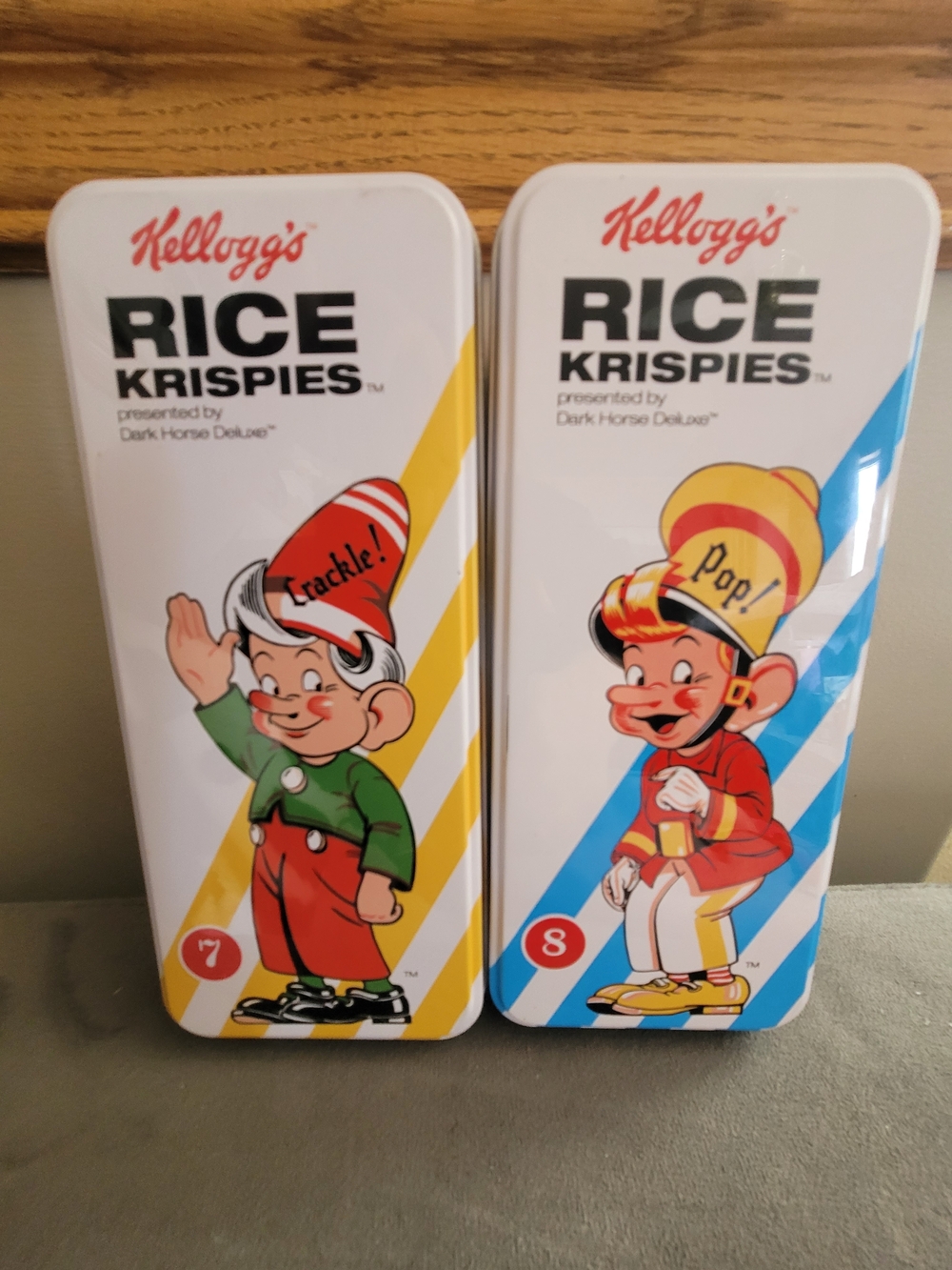 Kellogg's Rice Krispies Vintage Character Tins. Crackle And Pop.